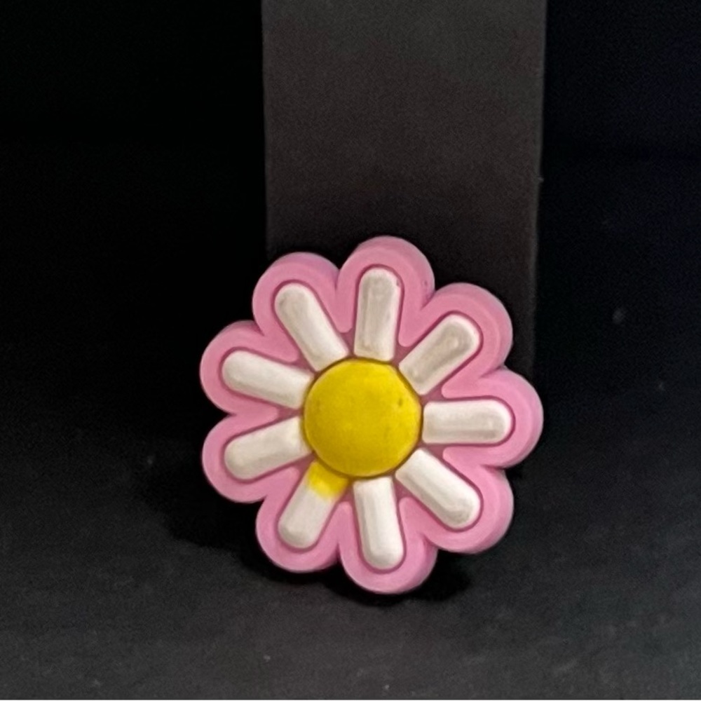 Pink and Yellow Daisy Charm for Crocs New (2 for $5)